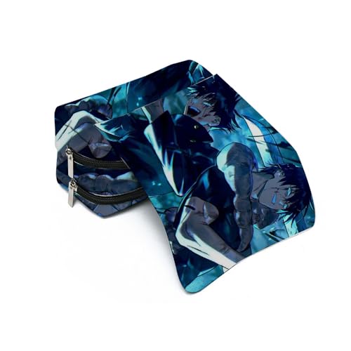 Zhongkaihua JJK Gojo Satoru Itadori Yuuji Fashion Schreibwaren Federmäppchen für Mädchen Jungen Schulgeschenk Große Kapazität Schulanfang Stifttasche, Typ 17, 21 x 10 x 7.5 cm, Federmäppchen von Zhongkaihua
