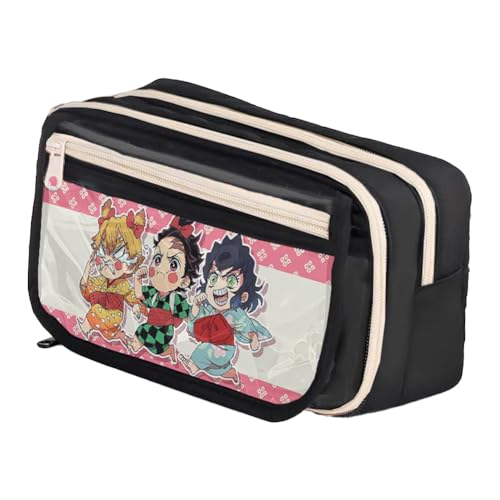 Zhongkaihua Kamado Tanjiro Anime Federmäppchen, doppellagig, geräumig, modische Schreibwaren-Aufbewahrungsbox, Geschenk für Kinder, Typ 15, 21cm x 13cm x 8cm, Federmäppchen Zhongkaihua Kamado Tanjiro Anime Federmäppchen, doppellagig, geräumig, modische Schreibwaren-Aufbewahrungsbox, Geschenk für Kinder, Typ 15, 21cm x 13cm x 8cm, Federmäppchen von Zhongkaihua