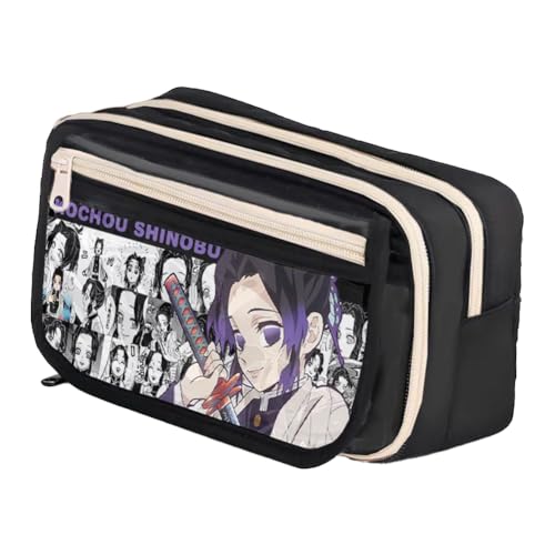 Zhongkaihua Kamado Tanjiro Anime Federmäppchen, doppellagig, geräumig, modische Schreibwaren-Aufbewahrungsbox, Geschenk für Kinder, Typ 19, 21cm x 13cm x 8cm, Federmäppchen Zhongkaihua Kamado Tanjiro Anime Federmäppchen, doppellagig, geräumig, modische Schreibwaren-Aufbewahrungsbox, Geschenk für Kinder, Typ 19, 21cm x 13cm x 8cm, Federmäppchen von Zhongkaihua