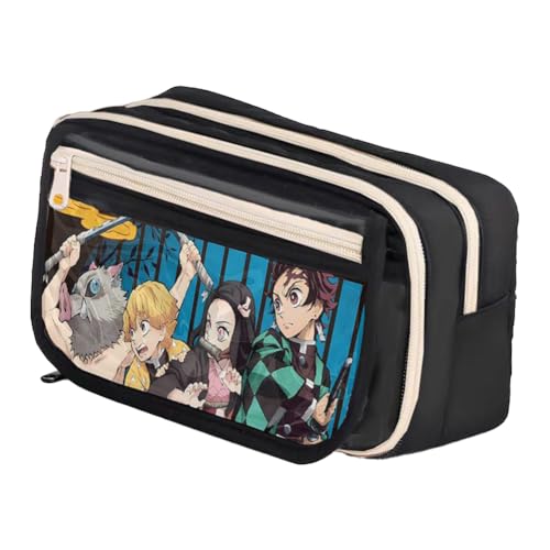 Zhongkaihua Kamado Tanjiro Anime Federmäppchen, doppellagig, geräumig, modische Schreibwaren-Aufbewahrungsbox, Geschenk für Kinder, Typ 23, 21cm x 13cm x 8cm, Federmäppchen Zhongkaihua Kamado Tanjiro Anime Federmäppchen, doppellagig, geräumig, modische Schreibwaren-Aufbewahrungsbox, Geschenk für Kinder, Typ 23, 21cm x 13cm x 8cm, Federmäppchen von Zhongkaihua