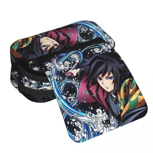 Zhongkaihua Kamado Tanjiro Kamado Nezuko Rengoku Kyoujurou Mode Schreibwaren Anime Leinwand Federmäppchen für Mädchen Jungen Schulgeschenk Große Kapazität Schulanfang Stifttasche, Typ11, 21 x 7.5 x 10 von Zhongkaihua