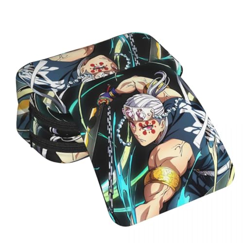 Zhongkaihua Kamado Tanjiro Kamado Nezuko Rengoku Kyoujurou Mode Schreibwaren Anime Leinwand Federmäppchen für Mädchen Jungen Schulgeschenk Große Kapazität Schulanfang Stifttasche, Typ8, 21 x 7.5 x 10 von Zhongkaihua