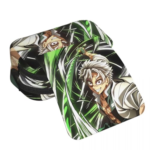 Zhongkaihua Kamado Tanjiro Kamado Nezuko Rengoku Kyoujurou Mode Schreibwaren Anime Leinwand Federmäppchen für Mädchen Jungen Schulgeschenk Große Kapazität Schulanfang Stifttasche, Typ9, 21 x 7.5 x 10 von Zhongkaihua