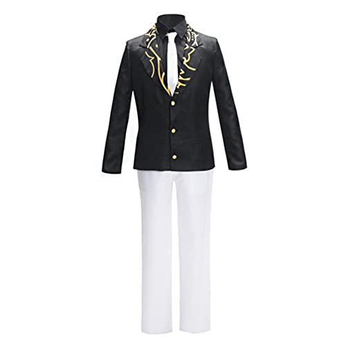 Zhongkaihua Kibutsuji Muzan Cosplay Kostüm mit Hut Kibutsuji Muzan Anzüge für Männer Business Casual Jacke & Hosen Anime Charakter Uniform für Halloween Cosplay Party von Zhongkaihua