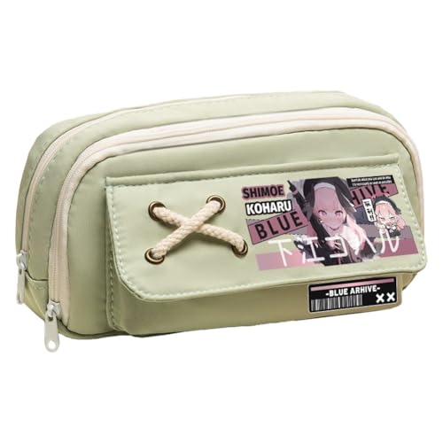 Zhongkaihua Misono Mika/Hayase Yuka Federmäppchen Anime Merch Shirasu Azusa/Kasumizawa Miyu Federmäppchen Große Kapazität Student Schreibwaren Geschenke Jungen Mädchen, Typ 1, Federmäppchen von Zhongkaihua