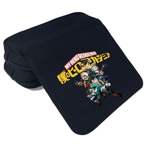 Zhongkaihua My Hero Academia Anime Fashion Schreibwaren Federmäppchen für Mädchen Jungen Teenager Schuler Geschenk, MHA Cartoon Großes Fassungsvermögen Fach Zurück zur Schule Stifttasche, Mha - 07, 21 von Zhongkaihua