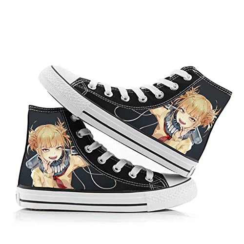 Zhongkaihua My Hero Academia Canvas Schuhe MHA Merch Anime Figuren Gedruckt Casual High-Top Schuhe Mode Turnschuhe Sport Sneaker für Damen Herren, 3 5, 41 EU von Zhongkaihua