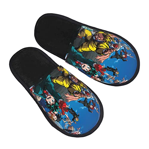 Zhongkaihua My Hero Academia Slipper Anime MHA Hausschuhe Winter Home Baumwolle Hausschuhe Indoor Schuhe für Damen Herren Hausschuhe von Zhongkaihua