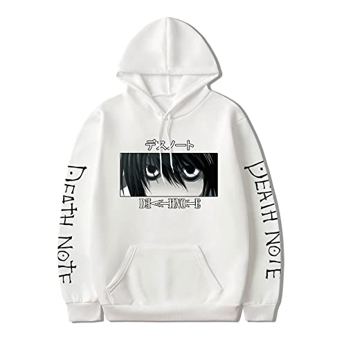 Zhongkaihua The Death Note Hoodie 3D Anime Figure Printed Hoodie Sweatshirt Casual Top Pullover für Kinder Erwachsene, Typ 5, XXL von Zhongkaihua