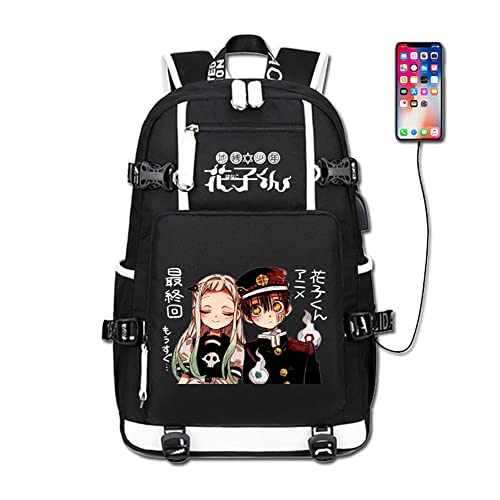 Zhongkaihua Toilettengebundene Hanako-kun Rucksack 3D Anime Merch Cosplay Rucksack Mädchen Jungen Schultaschen Studenten Computertasche Casual Daypacks für Outdoor Reisen Büro, Typ 4 von Zhongkaihua