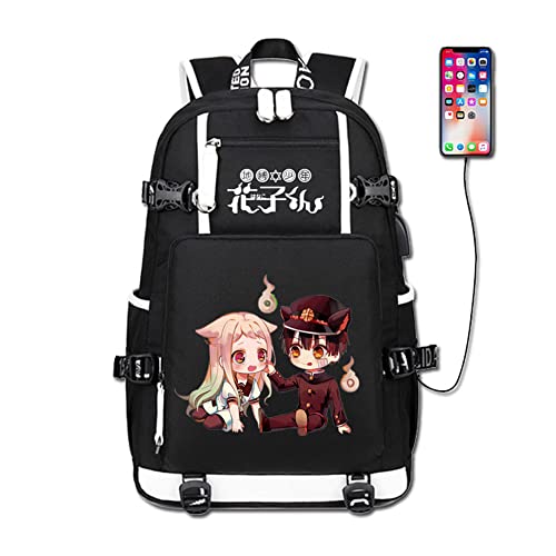 Zhongkaihua Toilettengebundene Hanako-kun Rucksack 3D Anime Merch Cosplay Rucksack Mädchen Jungen Schultaschen Studenten Computertasche Casual Daypacks für Outdoor Reisen Büro, Typ 6 von Zhongkaihua