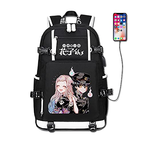 Zhongkaihua Toilettengebundene Hanako-kun Rucksack 3D Anime Merch Cosplay Rucksack Mädchen Jungen Schultaschen Studenten Computertasche Casual Daypacks für Outdoor Reisen Büro, Typ 9 von Zhongkaihua