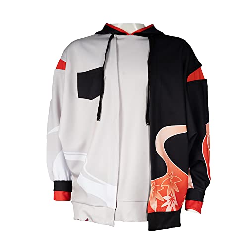Zhongkaihua Unisex Kaedehara Kazuha Hoodie Cosplay Kostüm Anime 3D Gedruckte Hoodies Weatshirts Kapuzenpullover Langarm Weatshirts Jacke, Kaedehara Kazuha, XXL von Zhongkaihua
