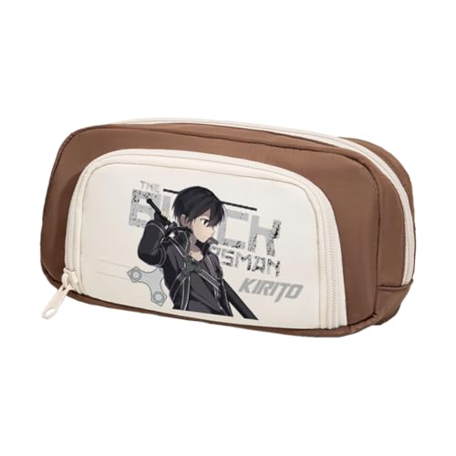 Zhongkaihua Yuuki Asuna/Kirigaya Kazuto Anime Bedrucktes Federmäppchen Große Kapazität Federmäppchen Studenten Schreibwaren Organizer Stifttasche Eröffnungssaison Schreibwaren Geschenk, Typ 13 von Zhongkaihua