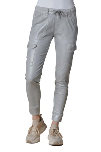 Damen Cargohose Zhdaisey Shine in Grau - N424538-N9002, Größe:S von Zhrill