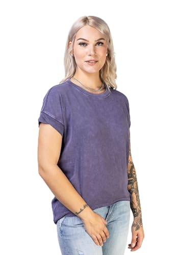 Damen T-Shirt Rahel in Blau - ZT223998-D-T4287 von Zhrill
