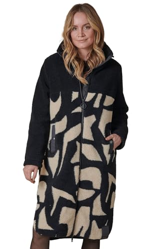 Damen Teddyfell Mantel Zhkartini in Schwarz - ZJ424258-N9001, Größe:L von Zhrill