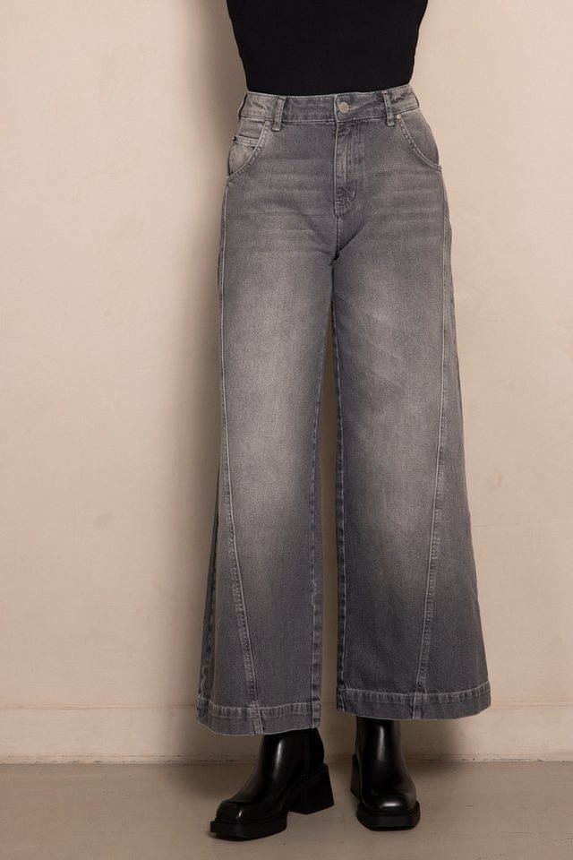 Zhrill 5-Pocket-Jeans ZHRILL Hose Maria 182 grau von Zhrill