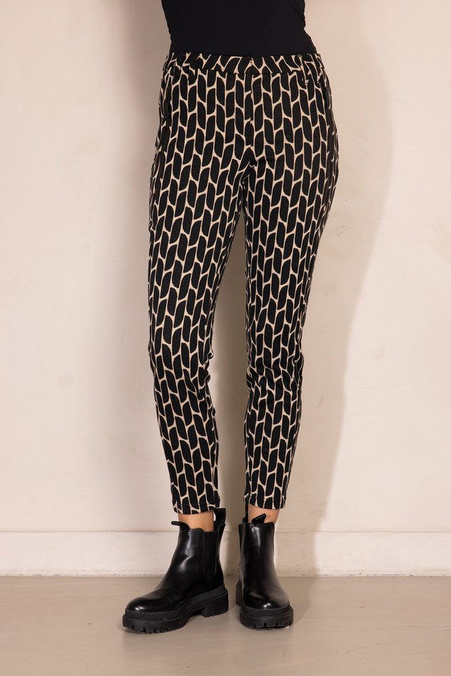 Zhrill 7/8-Hose ZHCHIARA Grafisches Allover-Muster, Slim Fit, knöchellang von Zhrill