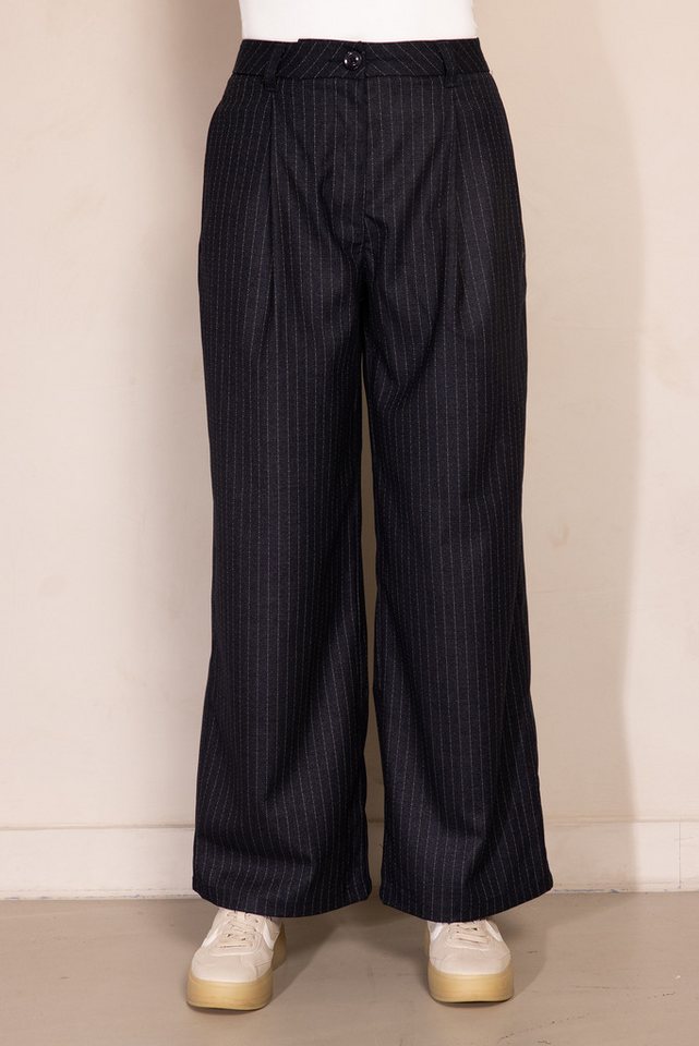 Zhrill Bundfaltenhose GRETA Hose mit Nadelstreifen, weite Passform von Zhrill
