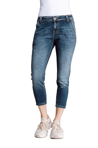 Zhrill Damen Capri Jeans DALVA in Blau - D124347-W7525, Größe:26 von Zhrill