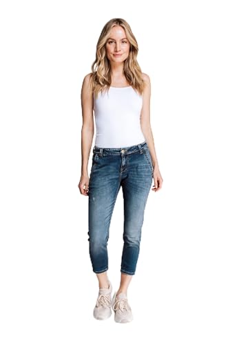 Zhrill Damen Capri Jeans DALVA in Blau - D124347-W7525 von Zhrill