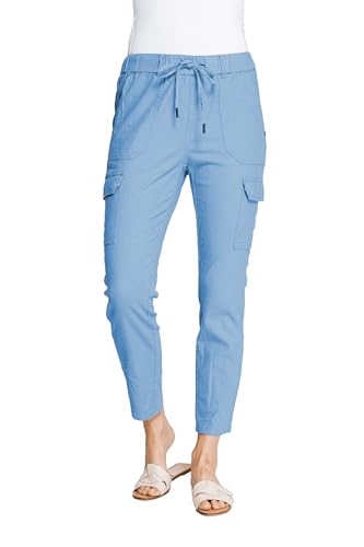 Zhrill Damen Cargohose Daisey in Blau - N224711-N4430, Größe:S von Zhrill