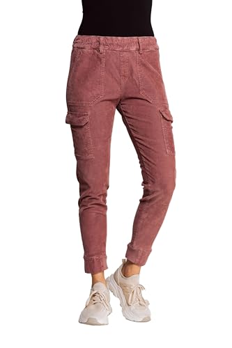 Zhrill Damen Cord-Cargohose Daisey in Rose - N523891-N6391, Größe:M von Zhrill