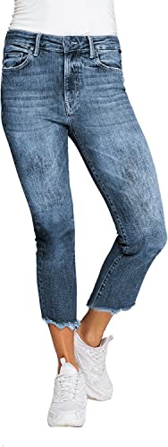 Zhrill Damen Jeans Allegra Used Look D122590-W7486 (as3, Waist, Numeric_29, Regular, Regular, Blue Denim) von Zhrill
