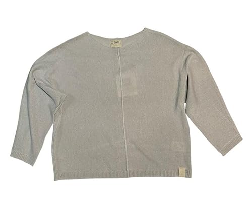 Zhrill Damen Pullover grau Leichter Glattstrick ZHLUNI ZK125737-N228, Größe:M von Zhrill
