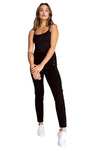 Zhrill Damen Stoffhose Chiara in Black mit Nadelstreifen - N422458-R-N9517 von Zhrill