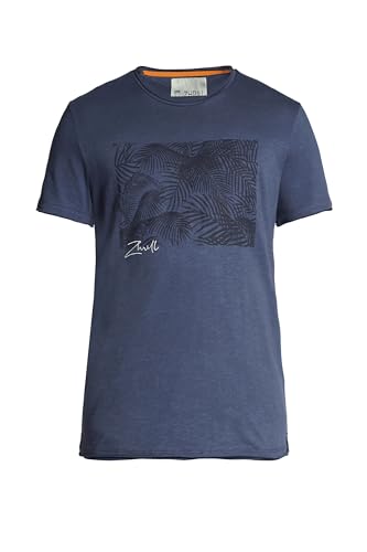 Zhrill Herren T-Shirt ED in Blue - ZM123167-D-T4259, Größe:XXL von Zhrill