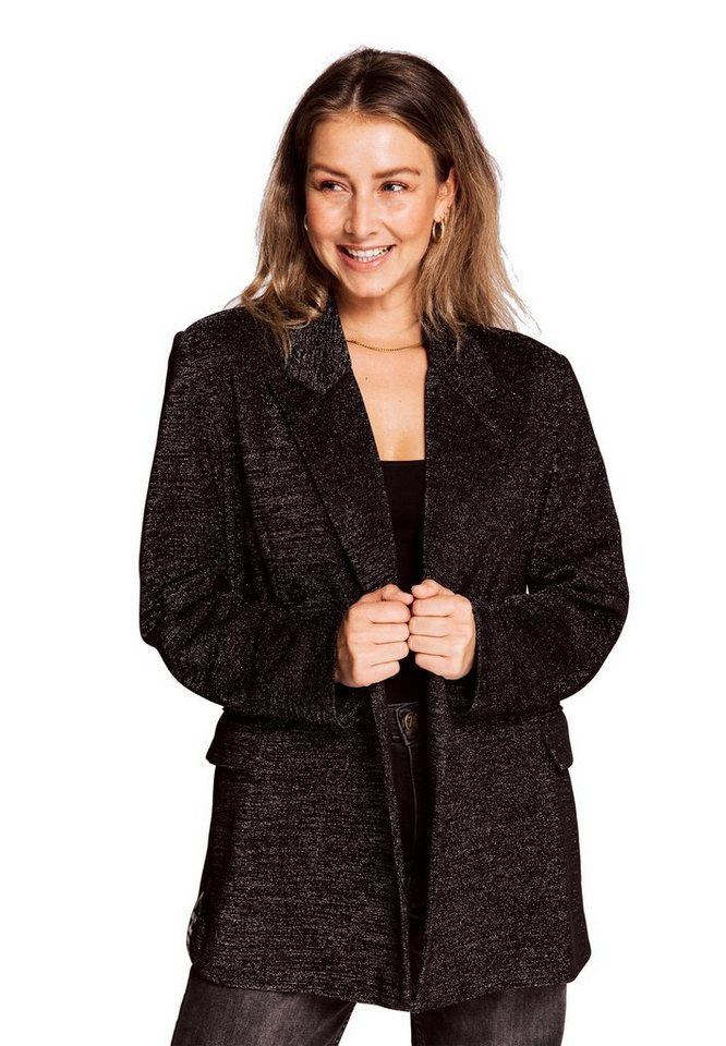 Zhrill Jackenblazer Blazer CATIRA Black angenehmer Tragekomfort von Zhrill