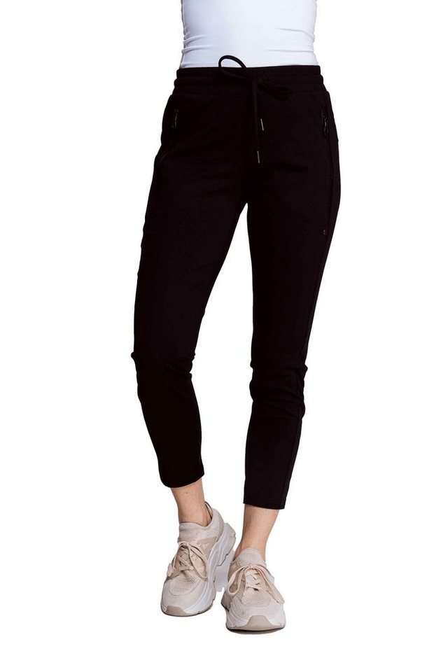 Zhrill Stoffhose Jogger Pants CHIARA CASUAL Schwarz (0-tlg) angenehmer Tragekomfort von Zhrill