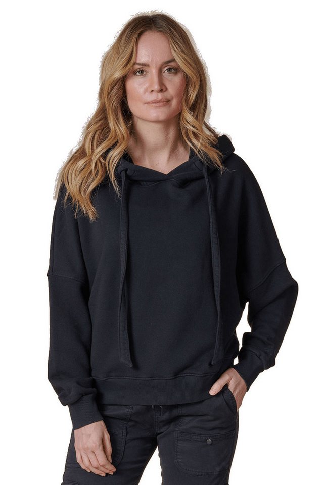 Zhrill Kapuzenpullover Hoodie ZHODA Schwarz Care Label vor dem Waschen beachten von Zhrill