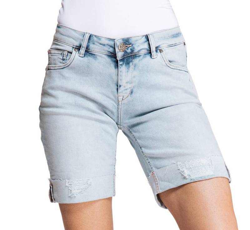 Zhrill 7/8-Jeans Jeans Short NOVA Blue angenehmer Tragekomfort von Zhrill
