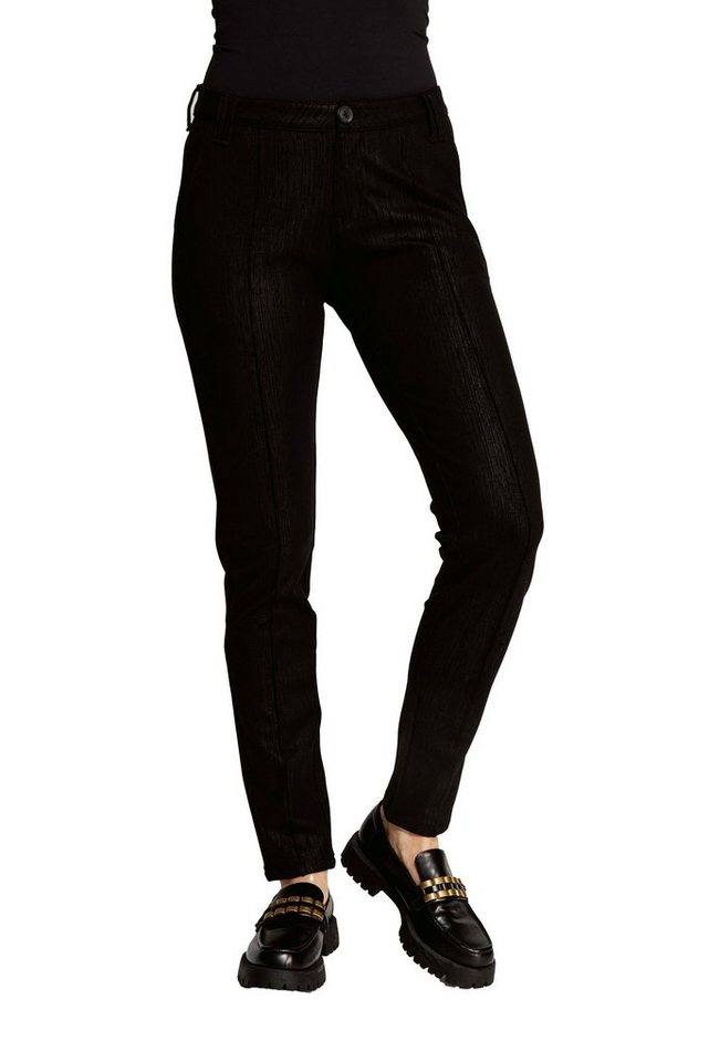 Zhrill Skinny-fit-Jeans Skinny Jeans FABIOLA Schwarz angenehmer Tragekomfort von Zhrill