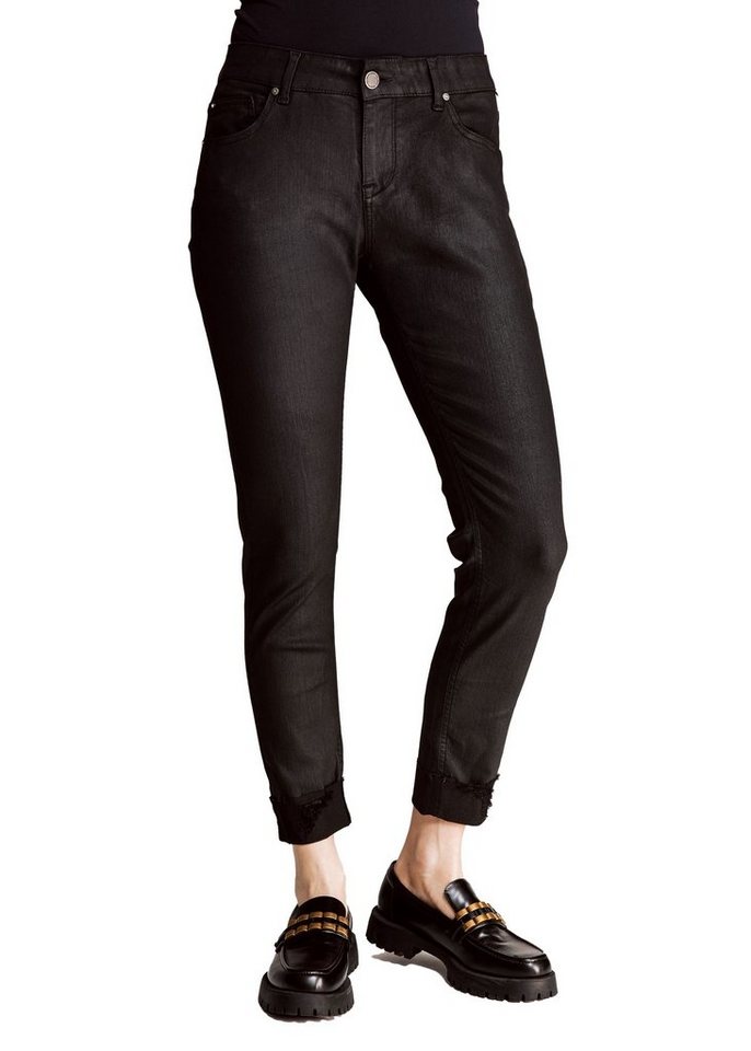 Zhrill Skinny-fit-Jeans Skinny Jeans NOVA Schwarz (0-tlg) angenehmer Tragekomfort von Zhrill