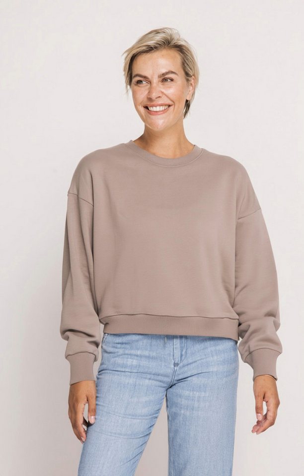 Zhrill Sweater ZHUTE mit glänzendem Rücken-Print von Zhrill