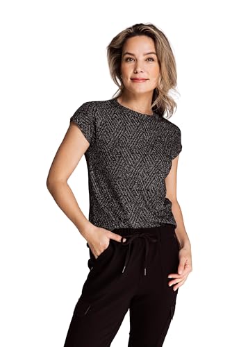 Damen T-Shirt ZHHOLLIE Lurex Black in Black - ZT524602-N9001 von Zhrill