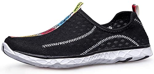 Zhuanglin Herren Wasserschuhe, schnelltrocknend, Schwarz (schwarz), 46 EU M von Zhuanglin