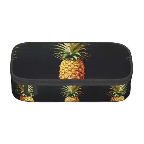 Zhuanyun Aufbewahrungstasche mit großem Fassungsvermögen, Bürobedarf, Ananas-Malerei, Make-up-Tasche, Schreibtisch-Organizer mit stilvollem Design von Zhuanyun