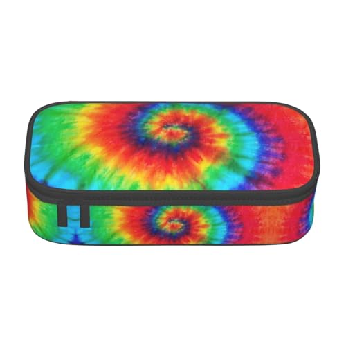 Zhuanyun Aufbewahrungstasche mit großem Fassungsvermögen, Bürobedarf, Batik-Hippie-Make-up-Tasche, Schreibtisch-Organizer mit stilvollem Design von Zhuanyun