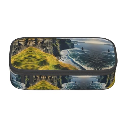 Zhuanyun Aufbewahrungstasche mit großem Fassungsvermögen, Bürobedarf, Irland im Freien, County Clare The Cliffs, Make-up-Tasche, Schreibtisch-Organizer mit stilvollem von Zhuanyun
