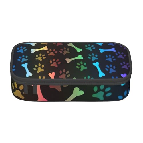 Zhuanyun Aufbewahrungstasche mit großem Fassungsvermögen, Bürobedarf, Regenbogen-Design, Make-up-Tasche, Schreibtisch-Organizer mit stilvollem Design von Zhuanyun