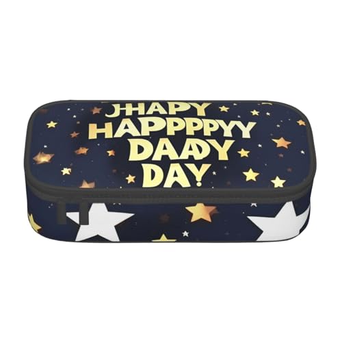 Zhuanyun Aufbewahrungstasche mit großem Fassungsvermögen, Bürobedarf, Sternen und Happy Fathers Day Make-up-Tasche, Schreibtisch-Organizer mit stilvollem von Zhuanyun