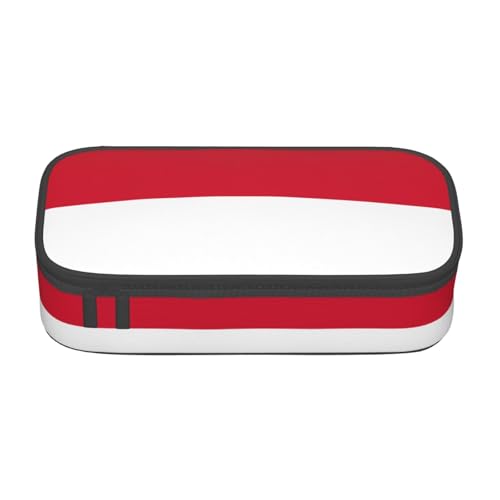 Zhuanyun Aufbewahrungstasche mit großem Fassungsvermögen, Bürobedarf-Box, Motiv: Flagge von Monaco, Make-up-Tasche, Schreibtisch-Organizer mit stilvollem von Zhuanyun