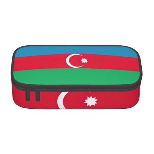 Zhuanyun Aufbewahrungstasche mit großer Kapazität, Bürobedarf, Flagge von Aserbaidschan, Make-up-Tasche, Schreibtisch-Organizer mit stilvollem von Zhuanyun