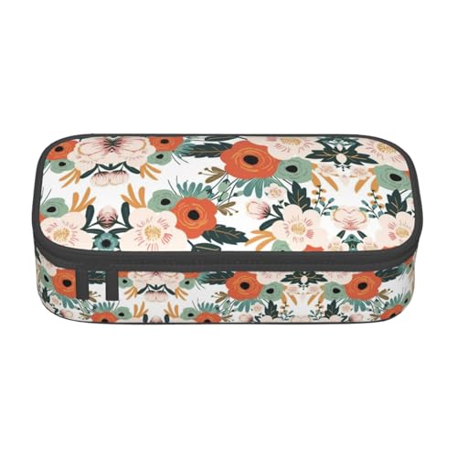 Zhuanyun Aufbewahrungstasche mit großer Kapazität, Bürobedarf, Frühlingsblumen-Schminktasche, Schreibtisch-Organizer mit stilvollem Design von Zhuanyun