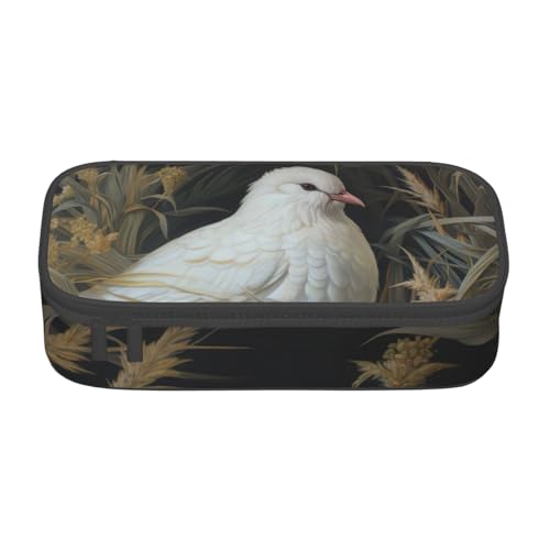 Zhuanyun Aufbewahrungstasche mit großer Kapazität, Bürobedarf, Gras und Taube, Make-up-Tasche, Schreibtisch-Organizer mit stilvollem Design von Zhuanyun